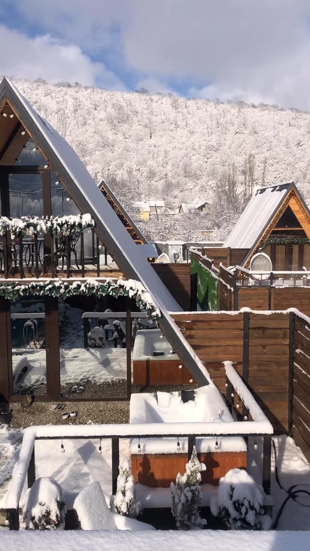 A-Frame House in Qusar